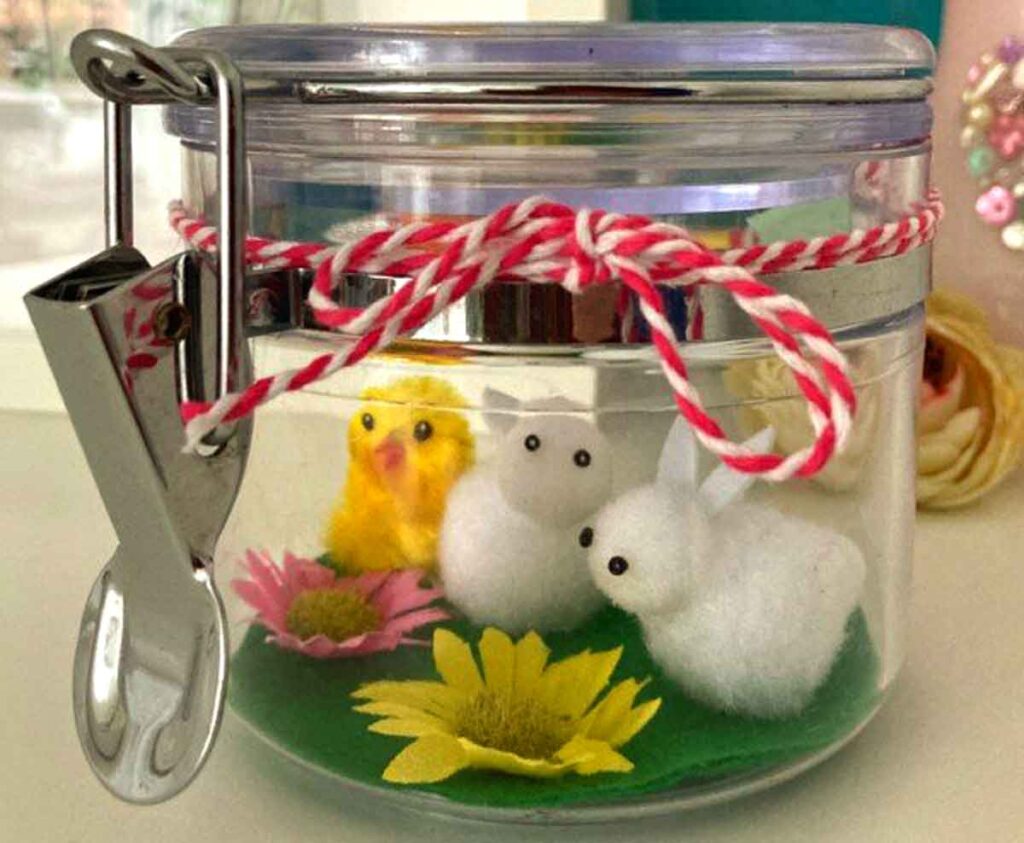 Chick and Bunny Terrarium by Sum of Their Stories