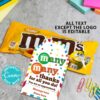 m&ms Candy Thank You Gift Tags Printable, Teacher Appreciation, Nurse, Staff, Driver, Assitant, Candy thank you sayings, Editable, gift idea, INSTANT DOWNLOAD Press Print party