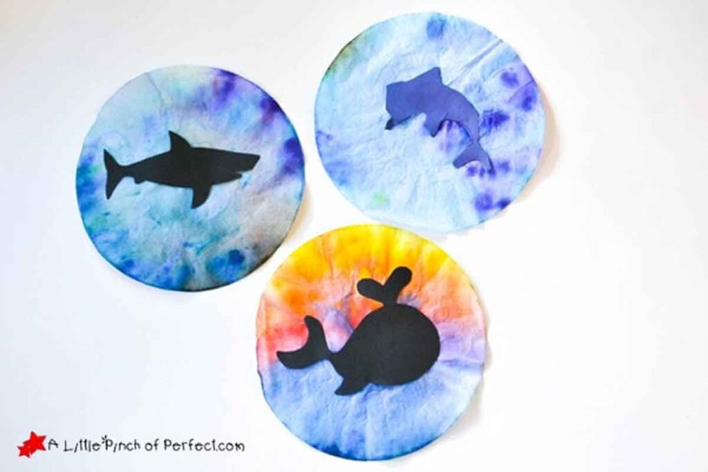 Sea Animal Coffee Filter Suncatcher by A Little Pinch of Perfect