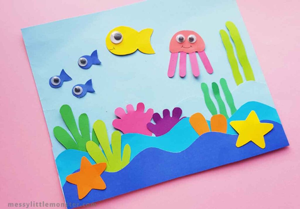 Ocean Paper Craft by Messy Little Monster