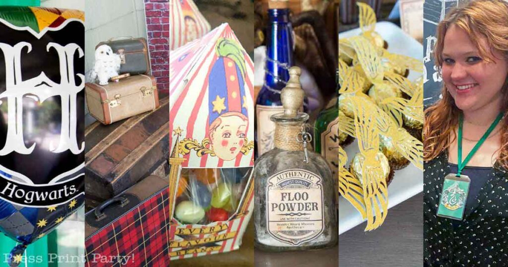AMAZING Harry Potter Party Birthday Party ideas for teens and young adults Press Print Party