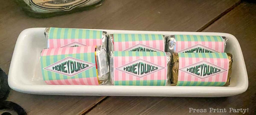Honeydukes mini chocolate wraps