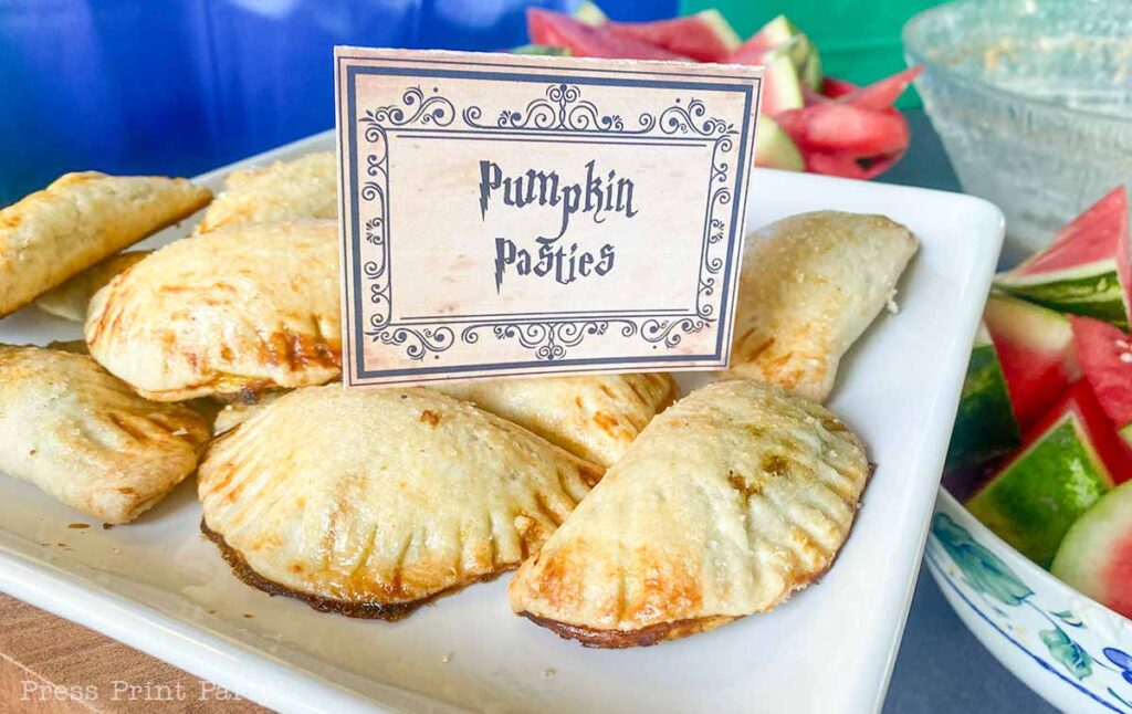 pumpkin pasties for harry potter party