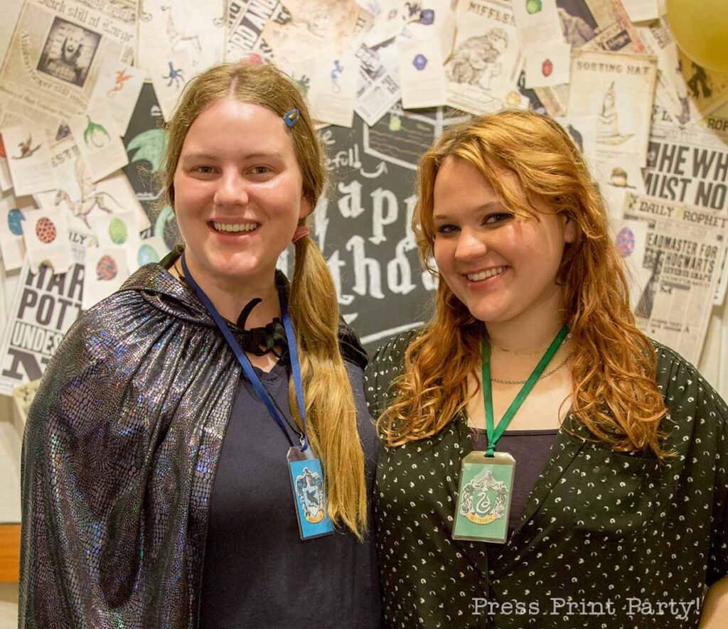Young adults at Harry Potter Party
