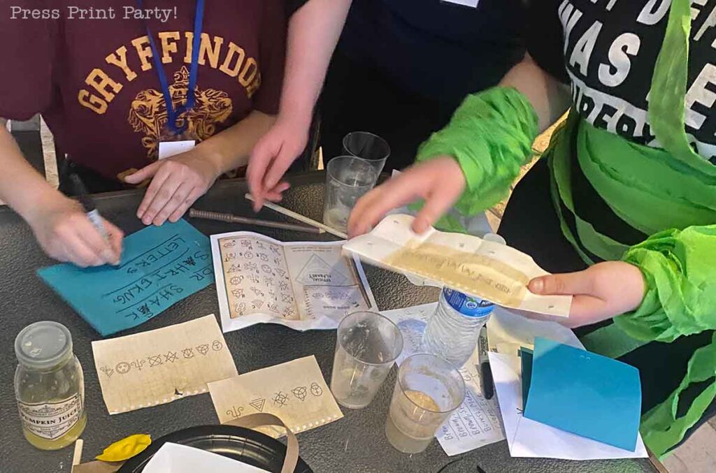 decoding the clues at the end of the harry potter scavenger hunt