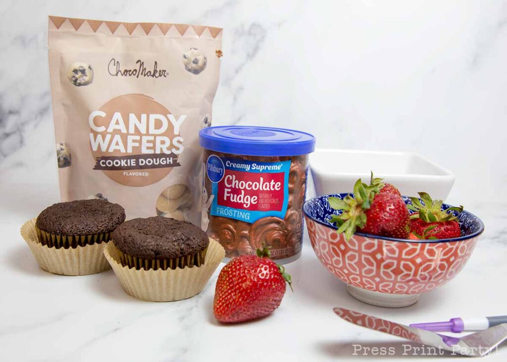 Harry potter mandrake cupcakes ingredients.