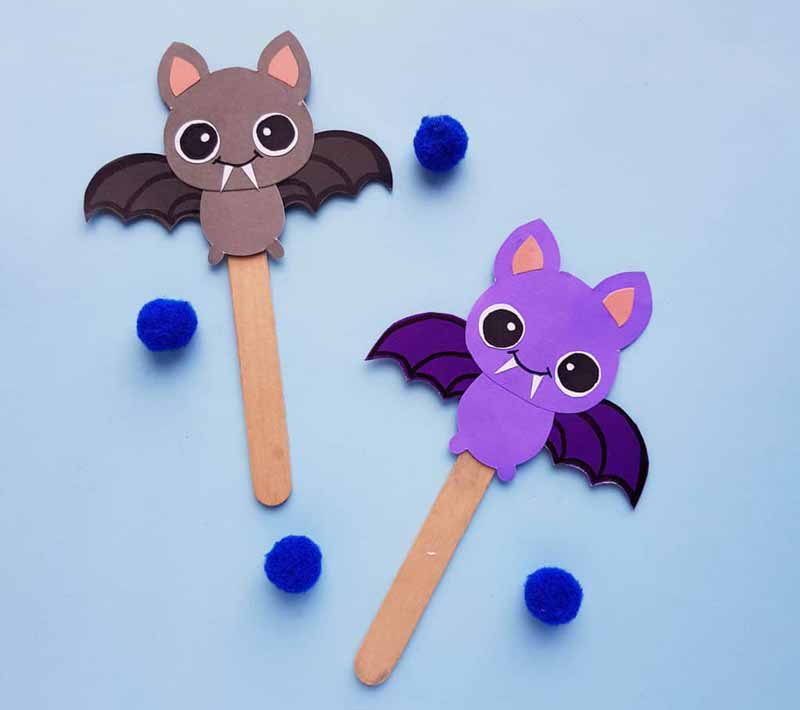 a stick craft with bats and balls