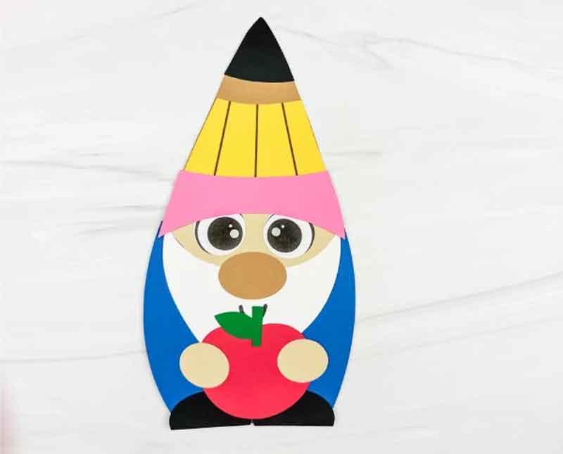 pencil gnome craft