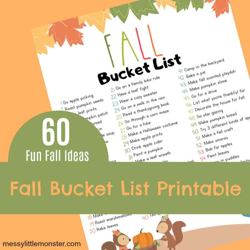 fall bucket list