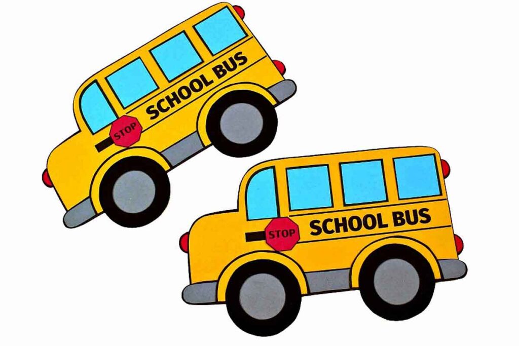 free printable school bus craft