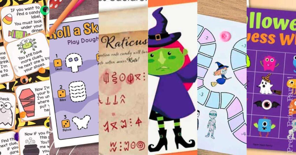 printable halloween games for kids featured picture