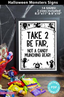 take 2 be fair, not a candy munching bear.