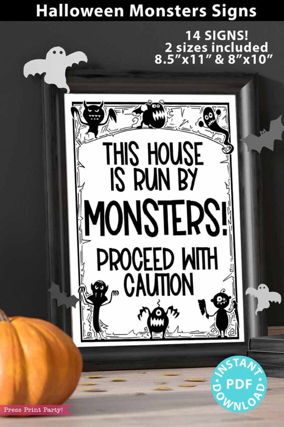 this house is run by monsters proceed with caution