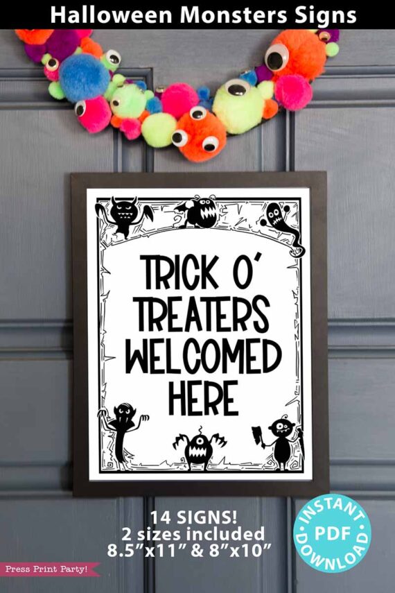 trick o' treaters welcomed here