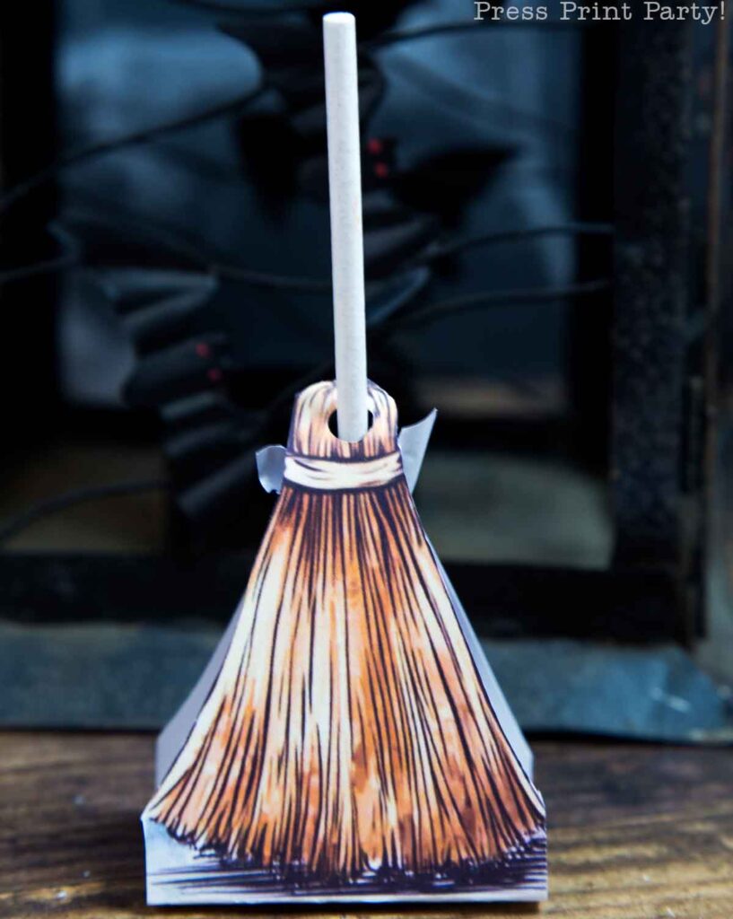 broom with lollipop inside