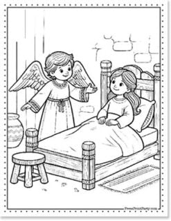10 Beautiful Christian Christmas Coloring Pages for Kids