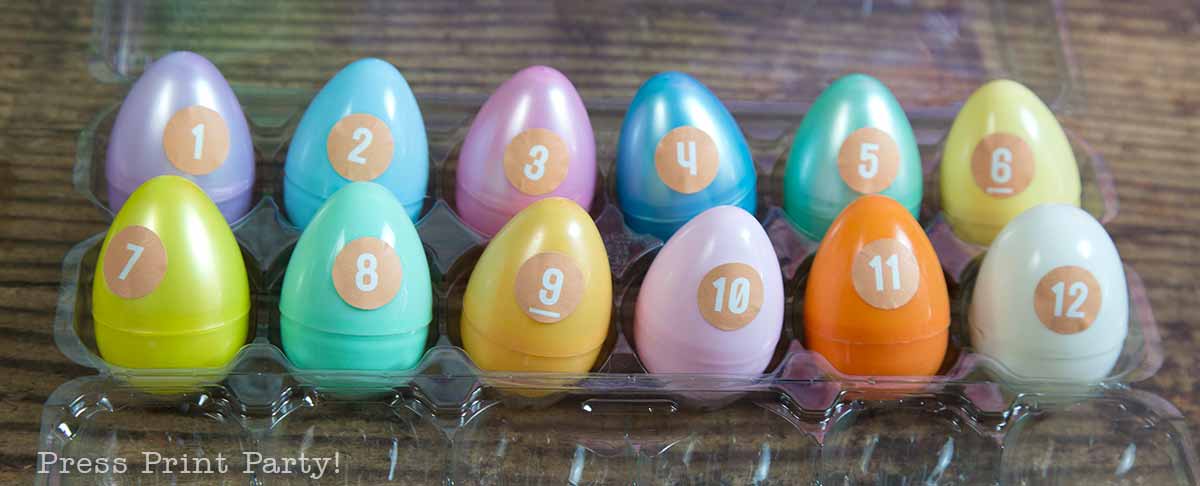 Resurrection Eggs printable set with egg-shaped story cards and coordinating Easter story cards for families