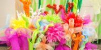 bright coral reef decoration full tutorial. how to make a coral reef for vbs or under the sea party or mermaid party. Press Print Party!