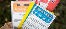 Amazing race challenge clue cards templates in hand - Press Print Party!