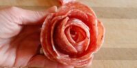 how to make a salami rose for your charcuterie board - Press Print Party