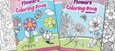 20 Coloring pages of flowers for kids and adults- new and unique - Press Print Party!