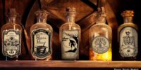 Harry Potter Label printables Harry potter potions labels, for Harry Potter Party Decor or Halloween Decor. Vintage apothecary labels, wizard party. Press Print Party!
